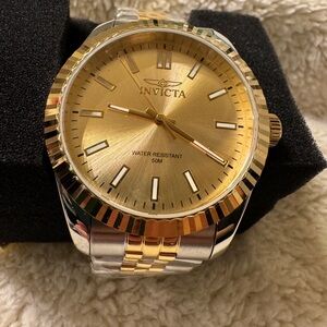 Invicta Two-Tone Gold and Silver Watch
